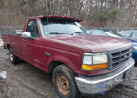 1992 Ford F150 из США, поврежденный, VIN 2FTDF15Y0NCA54998